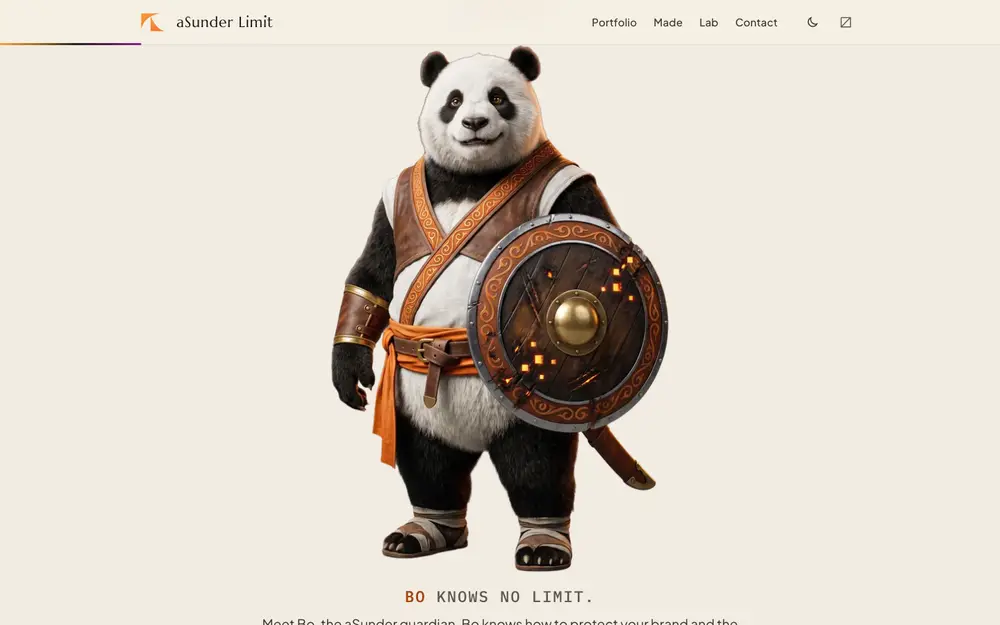 The same site in the light paper theme